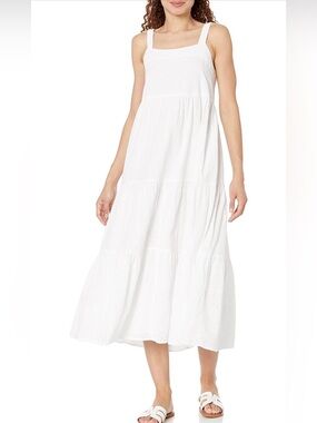 The Drop - White Eyelet Dress - Medium